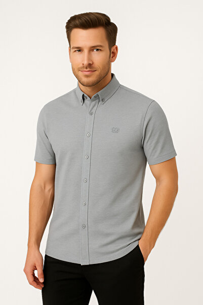 ModaPlaza Чоловіча сорочка з коротким рукавом 1017