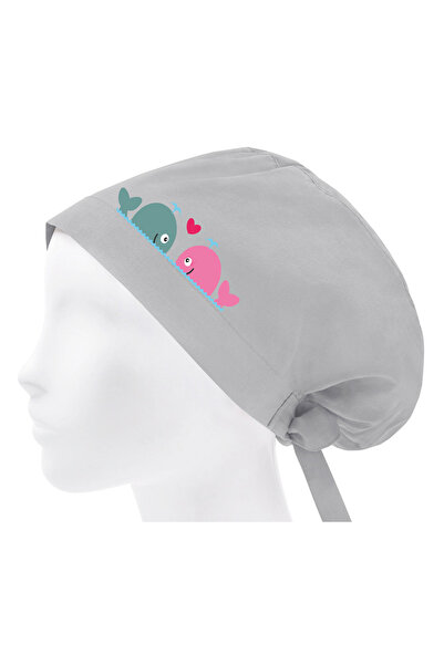 bonecim Boneta cu temă balenă iubită Boneta chirurgicală standard și supradim...