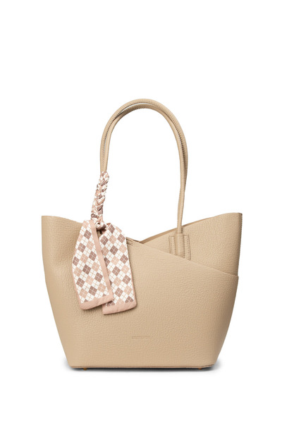 Deery Γυναικεία τσάντα ώμου και χεριού σε χρώμα βιζόν