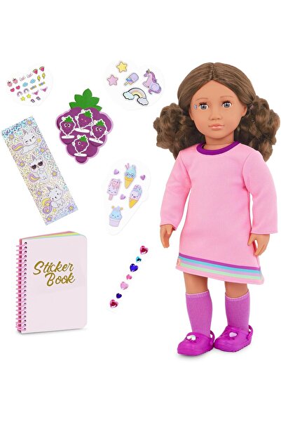 Our Generation دمية ملصقات الأنشطة وكتاب الملصقات، فينلي BD31552Z