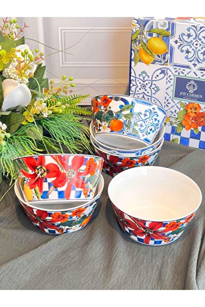 ROSSEV Italy Garden Soup Bowl Set of 6