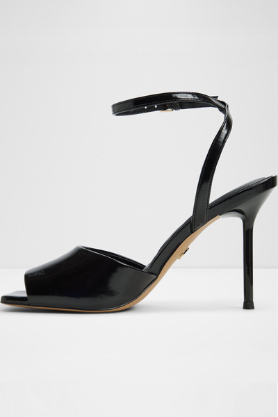 Aldo Kaiasien - Women's Black Stiletto Heeled Buckle Sandals