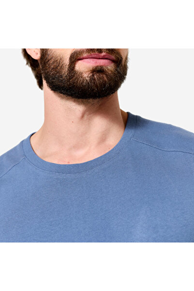 Decathlon Domyos Erkek Mavi Esnek Sporcu Atleti - Fitness