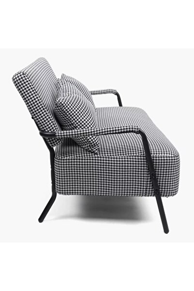 Generic Meridian 2-seater fabric chair with 2 cushions