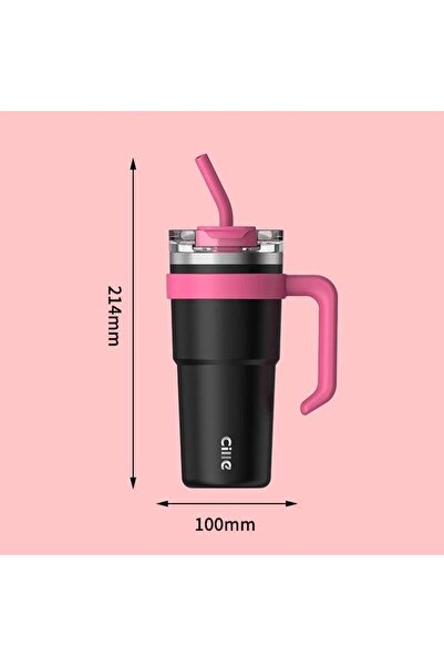 DODGE Trekking Steel Thermos Mug 750ml Black