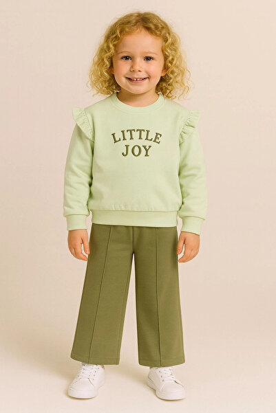 My Hanne طقم بناتي مطرز من ليتل جوي 20154