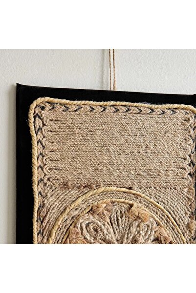 Generic Jute and Shell Wall Decor - 40 x 23 cm