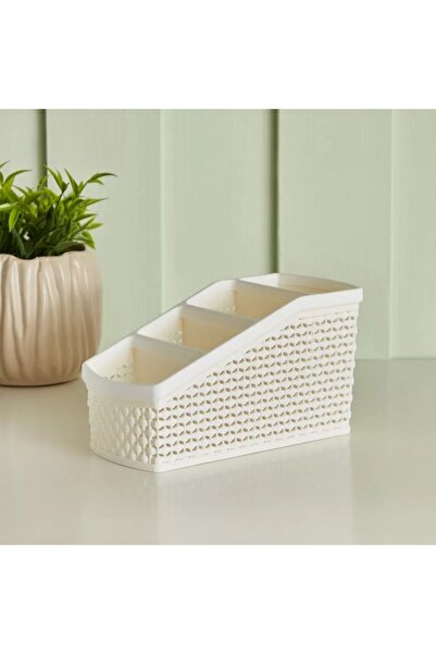 Generic Nordic Compact Basket Organizer with 4 Compartments 20x9.5x10.5 cm