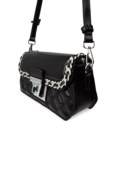 Deery Μαύρη γυναικεία τσάντα ώμου