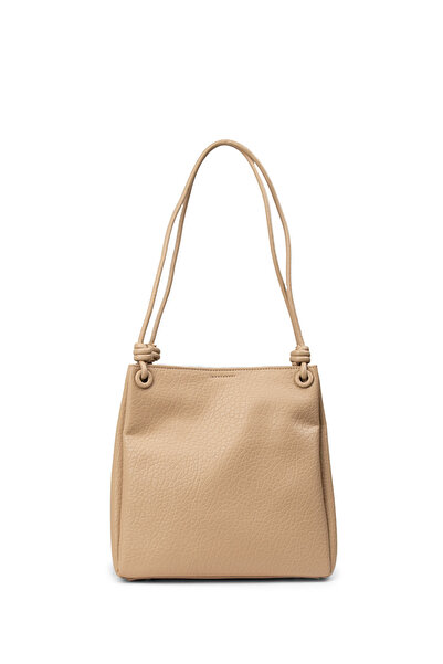 Deery Γυναικεία τσάντα ώμου και χεριού σε χρώμα βιζόν