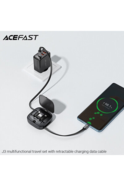 Acefast Set cable Type-C multifunctional 7 in 1 J3, 60W, 0.95m