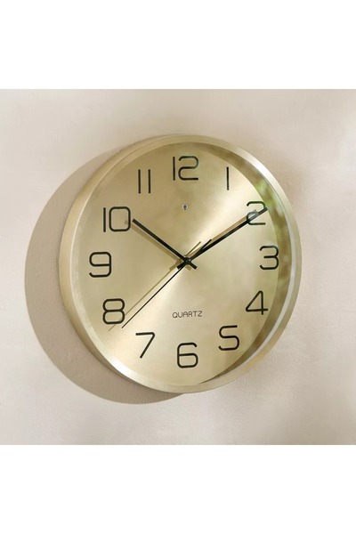 Generic Saratoga Willa Wall Clock with Light - 30 x 4.3 cm