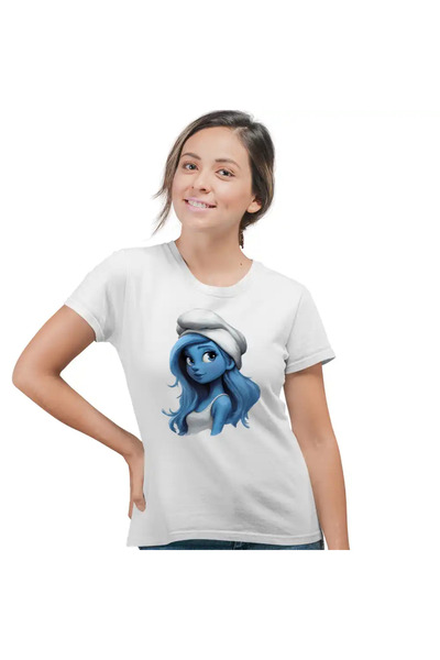OEM Women's T-Shirt Smurfette Princess Elf