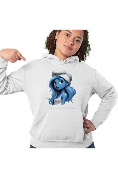 OEM Women's Sweatshirt Smurfette Princess Elf
