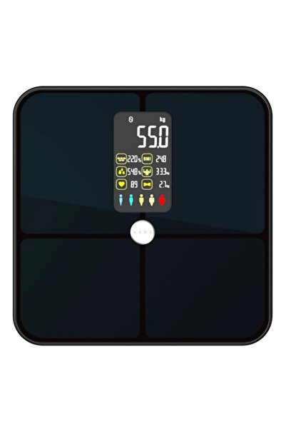 AENO Smart scale ABS0002S, 180 kg, 11 profiles, 16 indicators, BMI, LED, Temp...