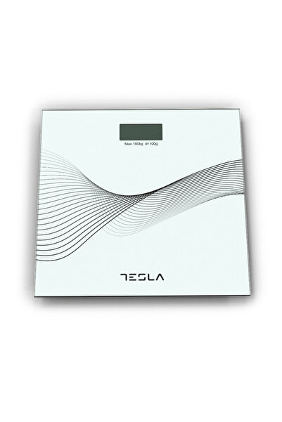 TESLA Scale BS103W, 180 kg, Digital, 30x30 cm, White
