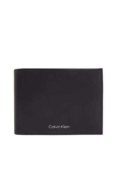 Calvin Klein Men Black Must Comp Trifold Wallet