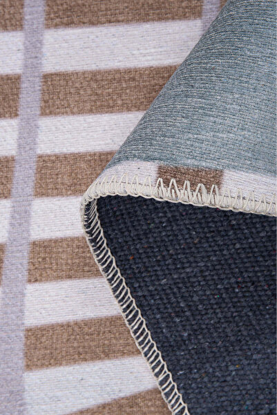 ARTLOOP Minor Dokuma Taban Dekoratif Gri Tren Yolu Desenli Çocuk Halısı AL 411