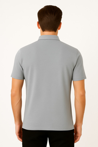 ModaPlaza Ανδρικό κοντομάνικο πουκάμισο Interlock 1017