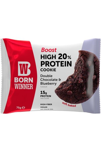 Born Winner BW Protein Cookie Double Chocolate and Blueberry 75 g