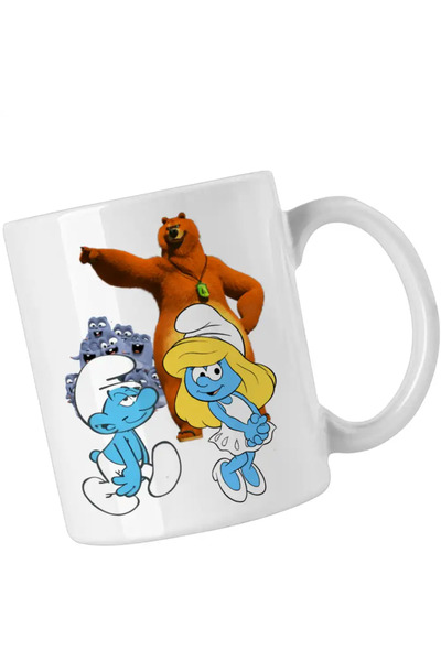 OEM Mug Smurfs Grizzy Lemmings Smurfette