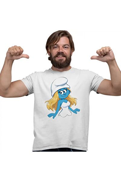 OEM Tricou Barbati Strumfita Strumfii Smurfette