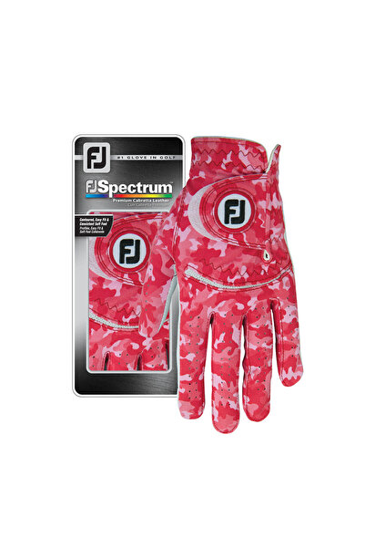 FootJoy Spectrum Camo Kadın Golf Eldiveni 65800 Kırmızı Sol ML