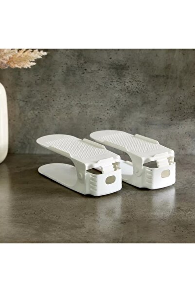 Generic Saga 2-Piece Shoe Organizer - Compact Storage Set 25 x 9 x 9.5 cm