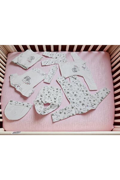 ALMUNIF Unisex Newborn Hospital Discharge Outfit Set - 5 Piece Birth Gift