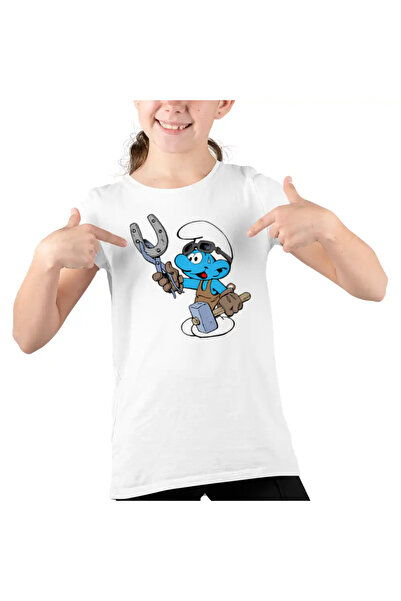 OEM Tricou Copii Fete Strumfii Fierarul Potcovar Potcoava