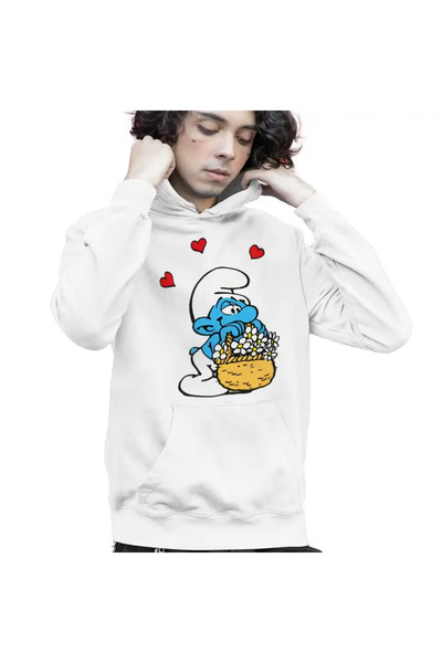 OEM Hanorac Copii Baieti Strumfii Indragostit Dragobete Valentine Day