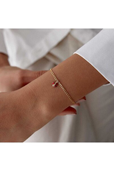 Cherry by Özkonak Uğur Böceği Charm Bileklik