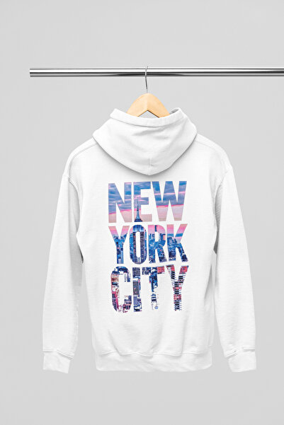 MAGORS Hanorac unisex cu glugă cu imprimeu STIL-X NEWYORK