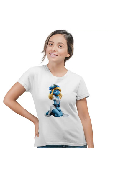 OEM Women's T-Shirt Smurfette The Smurfs The Smurfette Elf