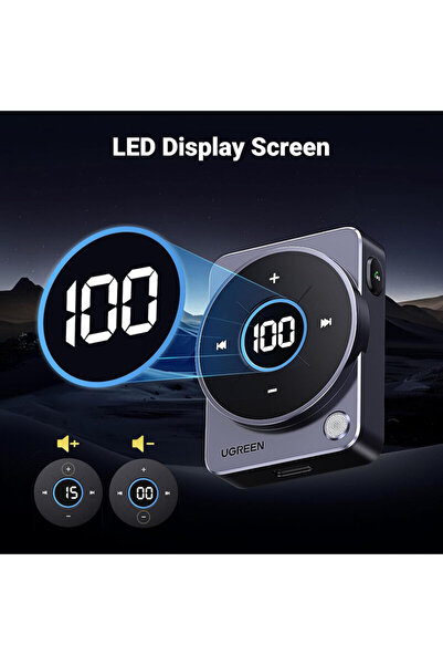 Ugreen Adaptor audio Jack Bluetooth 5.4 Ugreen, gri, 35003