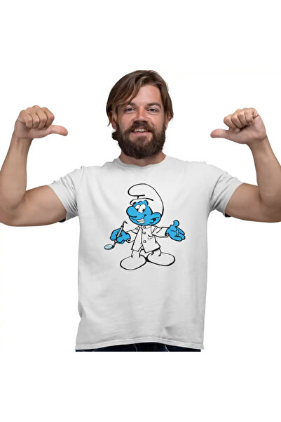 OEM Tricou Barbati Strumfii Dentistul Stomatolog