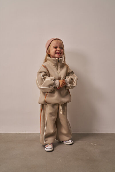 Oh La La Koala For Little Ones Taş Biyeli Fermuarlı Eşofman Takım