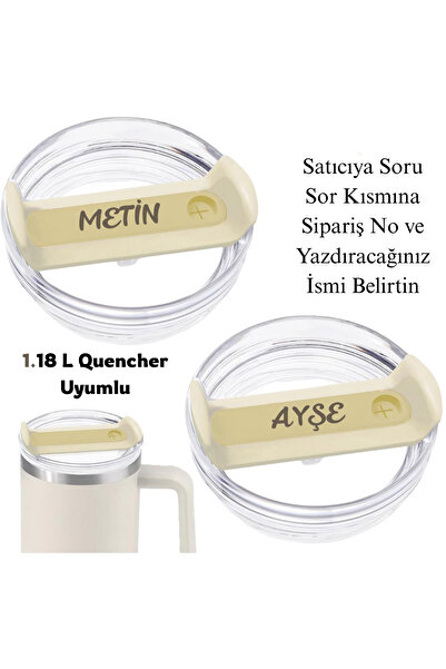 Stanley Kişiselleştirilmiş Quencher Pipetli 1.18 Lt Termos Kapağı Özel İsimli