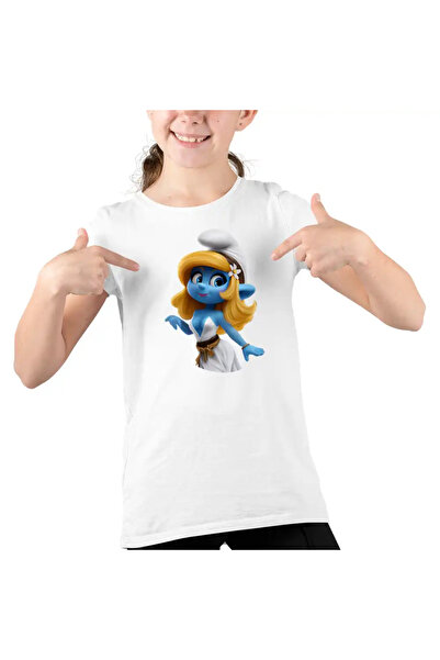 OEM Tricou Copii Fete Strumfii Strumfita Zana Elf