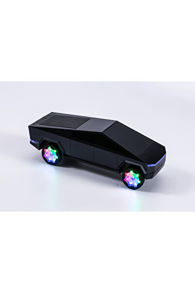 Dynego Tesla Cybertruck Tasarımlı Bluetooth Hoparlör RGB Işık TF USB FM AUX K...