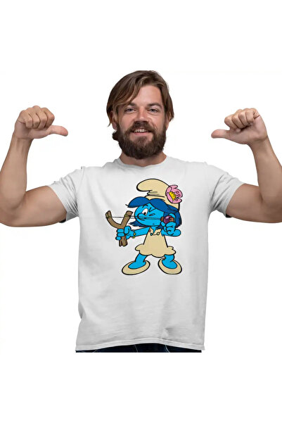 OEM Ανδρικό T-Shirt The Smurfs Village Girls Slingshot