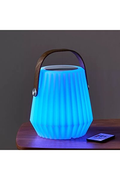 Generic Solin RGB Waterproof Versatile Speaker with 8-Hour Remote Control Battery - 18 x 26.5 cm