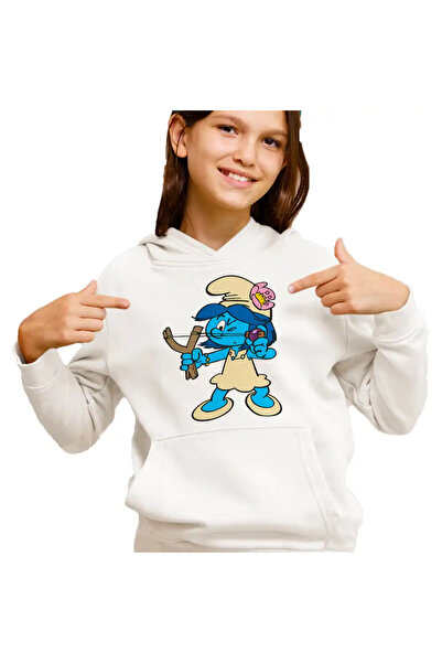 OEM Hanorac Copii Fete Strumfii Satul Fetelor Prastie