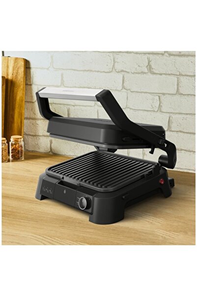 TEFAL Supergrill 3in1 4 Serving Capacity 2000 Watt Barbecue Grill and Toaster - Black