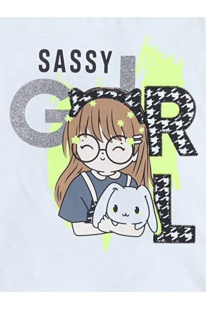 Victor and Jane By Styli Pack of 3 - Girls Printed T-Shirt, Houndstooth Jacket and Joggers