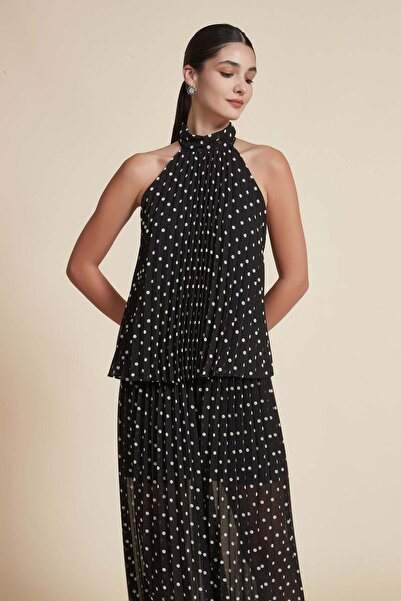 Yola Ruffled Halter Neck Top