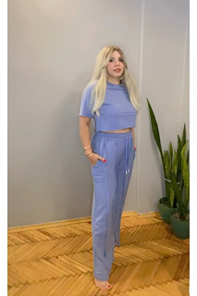 KOFORKUSİ CROP TŞORT EŞOFMAN ALT ÜST TAKIM