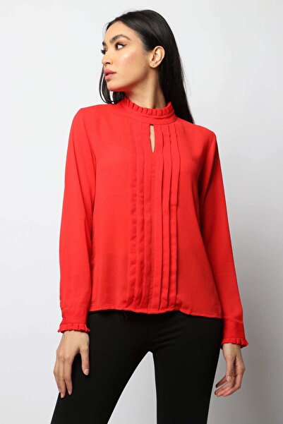 Nichii High-Neck Long-Sleeve Top