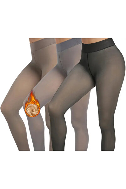 Pemina Skin-Like Plush Thermal Winter Pantyhose