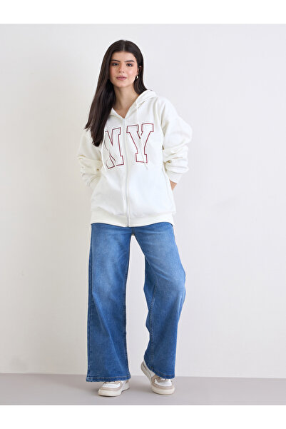 Styli Off-White Longline Oversized Hoodie